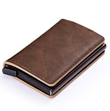Metal Credit Card Holder Automatic