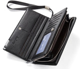 Wallet Male Genuine Leather Men's Brown