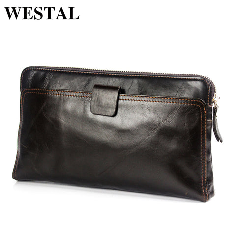 Wallet Male Genuine Leather Men's