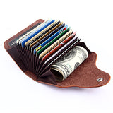 Men Wallets Genuine Leather 15 Card