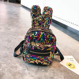 Women Sequins Backpack