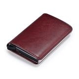 Metal Credit Card Holder Automatic