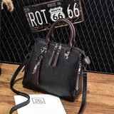 women's leather bag green