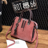 women's leather bag green