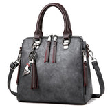 women's leather bag green