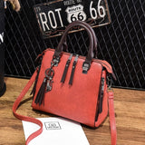 women's leather bag green